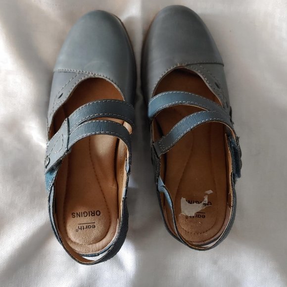 EARTH ORIGINS soft blue clog size 6 W - Picture 5 of 5